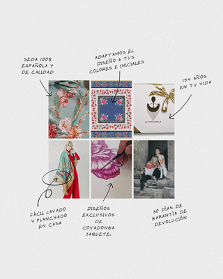 Mantón Ceremonia del té Fucsia