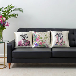 Cojín Botánico Galgo ESTAMPADO - Altermanila