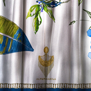 Mantón Tropical Azulón - Altermanila