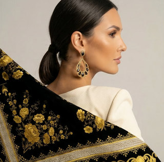 Mantoncillo Toile de Jouy Oro