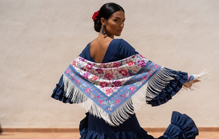 Mantoncillo Manila Azul