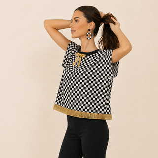 Blusa Seda Dama Oro