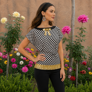 Blusa Seda Dama Oro