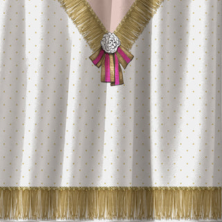 Blusa Seda Lunares Oro