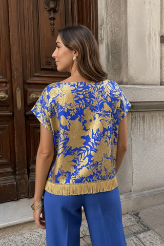 Blusa Seda Petirrojo Klein