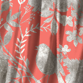 Blusa Seda Petirrojo Coral
