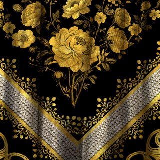 Mantoncillo Toile de Jouy Oro