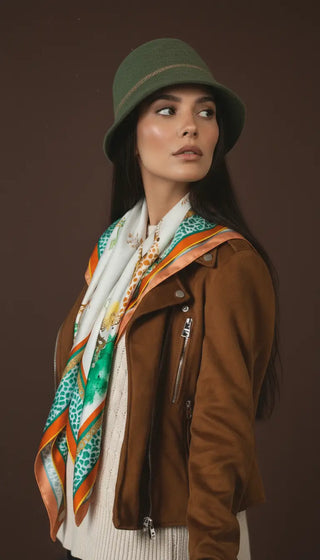 Pañuelo Jirafas 100x100