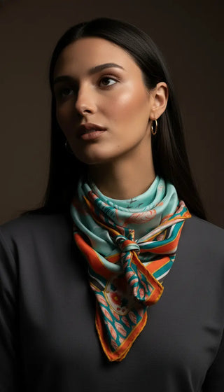 Pañuelo Flamencos 100x100