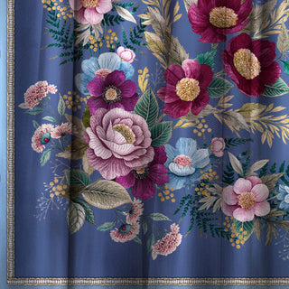 Mantón Anémonas Borgoña