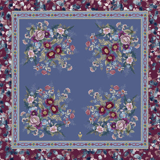 Mantón Anémonas Borgoña